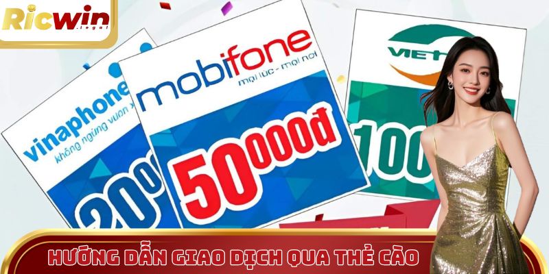 Giao dịch bằng thẻ cào rất phù hợp với hội viên không dùng tài khoản ngân hàng