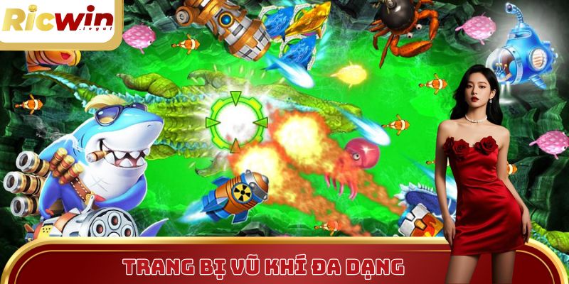 Trang bị vũ khí tối tân